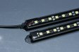 (image for) Waterproof 13 inch Black Aluminum Profile Light 12V 5050 Strip Light LED Bar 2Pack for Tank