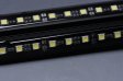(image for) Waterproof 13 inch Black Aluminum Profile Light 12V 5050 Strip Light LED Bar 2Pack for Tank