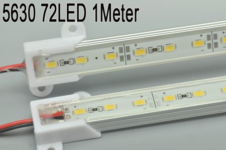 (image for) 12V 1Meter Waterproof Strip light 40inch 5630 Rigid LED Strips Bar Aluminium Profile Rigid Strip Light