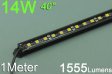 (image for) 1Meter Black Superbright Waterproof LED Strip Bar 39.3inch 5050 5630 Rigid LED Strip 12V With DC connector