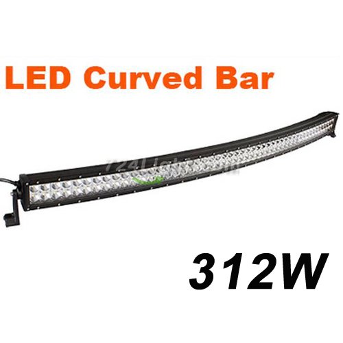 (image for) 312W Curved LED Light Bar Double Row 104*3W CREE LED Work Light For Car Driving
