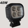 (image for) 40W LED Work Light 6500K LED Light Bar IP68 2800 Lumens CREE LED Spot Flood Off Road Driving Light