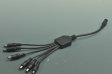 (image for) Compact Power Supply to Splitter Cable LED Light Power Splitter DC 1 to 2 3 4 5 6 8 Adapter