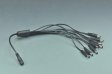 (image for) Compact Power Supply to Splitter Cable LED Light Power Splitter DC 1 to 2 3 4 5 6 8 Adapter
