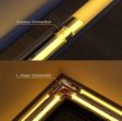 (image for) 10PCS PACK COB LED Strip Connectors Solderless Snap Down 2 Conductors Connectors for 8mm 10mm Wide COB Flex LED Strips