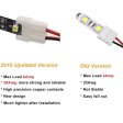 (image for) 10pcs/Pack New LED Strip Connector Solderless Snap Down 2 Pin Strip to Strip Gapless Jumper for 10mm Wide 5050 5630 Single Color Flex LED Strips