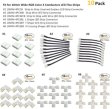 (image for) 10pcs Pack Solderless Snap Down 4Conductor LED Strip Connectors for 10mm Wide SMD5050 RGB Color Flex LED Strips
