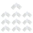 (image for) 10pcs Pack Solderless Snap Down 2 pin Conductor LED Strip Connector for 10mm Wide 5050 5630 Single Color Flex LED Strips