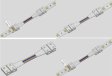 (image for) 10PCS PACK RGBW LED Strip Connectors Solderless Snap Down 5Conductor Connectors for 12mm Wide SMD5050 RGBW Color Flex LED Strips
