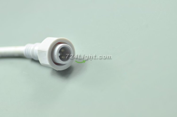 (image for) 2 Pin Push in Male Female Waterproof Plug Connector Cable