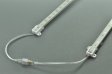 (image for) LED Strip Waterproof DC Connector Female and Male 5.5mm x 2.1mm(2.5mm) For strip light power supply connect Transparent