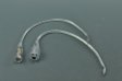 (image for) LED Strip Waterproof DC Connector Female and Male 5.5mm x 2.1mm(2.5mm) For strip light power supply connect Transparent