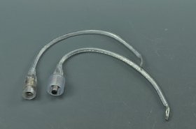 LED Strip Waterproof DC Connector Female and Male 5.5mm x 2.1mm(2.5mm) For strip light power supply connect Transparent