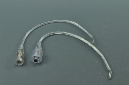 (image for) LED Strip Waterproof DC Connector Female and Male 5.5mm x 2.1mm(2.5mm) For strip light power supply connect Transparent