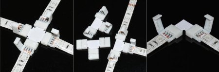 (image for) LED Strip 90 Degree Turn 10mm 8mm 2Pin "L" type Connecter for 3528 5050 Single Color Strip light Connect
