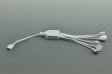 (image for) RGB Splitter Cable 1 to 2 3 4 5 6Female Strip Connector for LED 5050 3528 RGB Strip 35CM(13.78Inch)