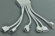 (image for) RGB Splitter Cable 1 to 2 3 4 5 6Female Strip Connector for LED 5050 3528 RGB Strip 35CM(13.78Inch)