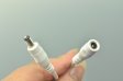 (image for) White 20 AWG DC Extension Cord For 12V 24V 5V LED Power Supply 5.5mm x 2.5mm