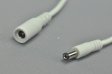 (image for) Wholesale White DC Connector 22 AWG 16cm Female Male LED Power Supply DC Cable Cord For LED Strip Light