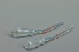 (image for) Waterproof IP68 3pin LED Connector Transparent Line Waterproof Female And Male LED Connector