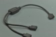 (image for) Black RGB Splitter Cable 1 to 2 3 4 Female Strip Connector for LED 5050 3528 RGB Strip 35CM(13.78Inch)
