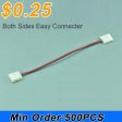 (image for) Wholesale Single Color Strip Light Connecter with Double Easy Clip Single optional Easy Connecter For 5050 3528 5630 10mm 8mm optional led strip light