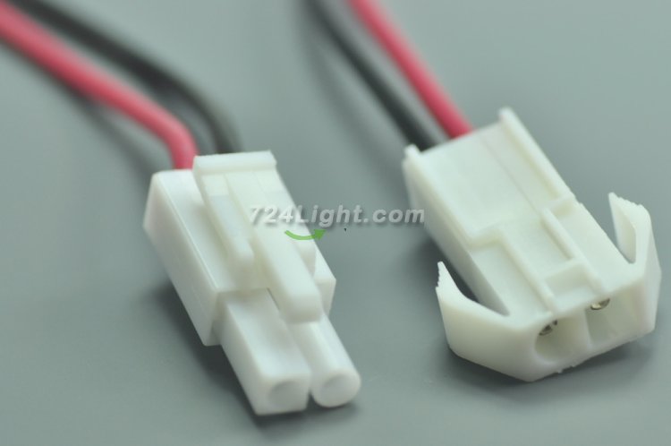(image for) LED Connector Terminal 2 Pin Female Male Terminal Connector 30CM