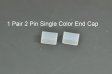 (image for) LED Strip Silicone Tube ends strip Tube cap fixed button for 5050 3528 single color and rgb strip waterproof