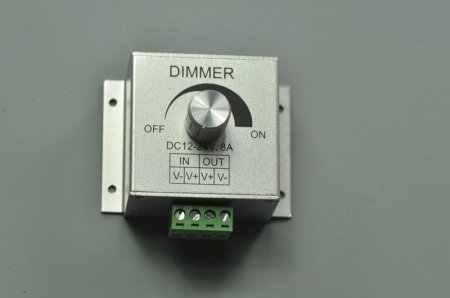(image for) 12~24 V DC Single Color LED Dimmer Aluminum 8A LED Dimmer