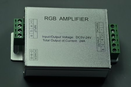 (image for) 24A LED RGB AMPLIFIER Controller For 3528 5050 RGB LED Strip