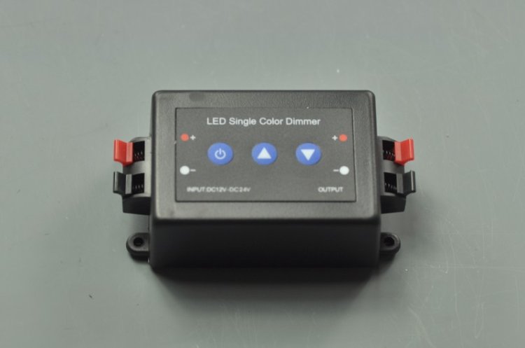 (image for) LED Dimmer Single Color With 3 Keys LED Remote Control 12V-24V 8A Black