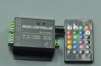 (image for) Music RGB Led Controller 24 Keys IR Remote Control LED Strip /LED Bulb Souch Sensitive Black Aluminum 144 W