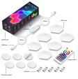 (image for) Hexagon Lights Smart App Control RGB Hexagon LED Lights for Wall or Desktop with Music Sync for Gaming Room Streaming Decor
