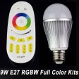 (image for) 9W E27 RGBW Full Color LED Bulb Kits