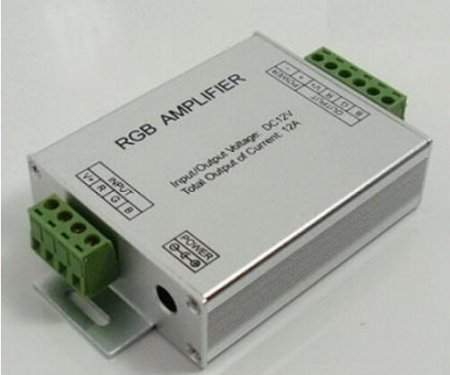 (image for) RGB Amplifier Controller DC12-24V LED RGB Amplifier 12A 144W For RGB LED Strip Lights