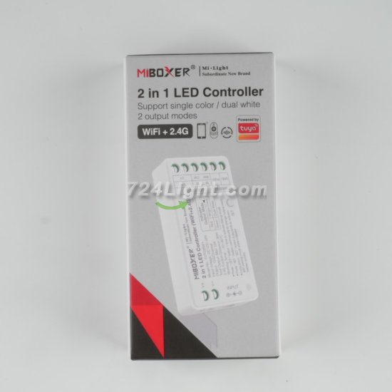 (image for) 12A LED 2 in 1 LED Controller For Single color/Dual White LED Strip