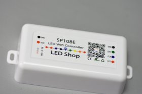 SP108E Wireless Bluetooth Controller APP WS2811 WS2812B WS2801 SK6812 APA102 Individually Addressable Programmable LED Strip Pixel Module Panel Light DC5V-24V for IOS/Android
