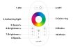 (image for) LED 2.4G Wireless Multicolor Zone Remote For RGB LED Bulbs and RGB LED Strip