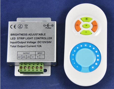 (image for) DC12-24V 12A Brightness Adjustable LED Strip Light Controller Mi Light 433MHz Brightness Adjustable Controller