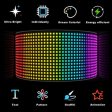 (image for) Model 1632 Flexible USB 5V Car LED Sign Bluetooth App Control Display Screen Text Pattern Animation LED sign display for Car Windows, Shop, Bar and Entrance Sign
