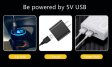 (image for) Model 1632 Flexible USB 5V Car LED Sign Bluetooth App Control Display Screen Text Pattern Animation LED sign display for Car Windows, Shop, Bar and Entrance Sign