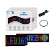 (image for) Model 1696 Flexible USB 5V Car LED Sign Bluetooth App Control Display Screen Text Pattern Animation LED sign display for Car Windows, Shop, Bar and Entrance Sign