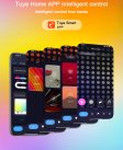 (image for) Outdoor Ground Lights 15 Bulbs 32.8FT Smart RGB+IC Pathway Lights, APP Controlled Waterproof RGB Landscape Lighting Work with Alexa