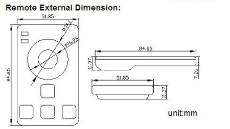 (image for) DC12V-24V Output Current 4A/Channel LED Wireless RF 4keys Touch Controller Common Anode LED RGB Controller