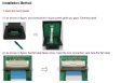(image for) DC12-24V 2x4A Panel Touched LED controller Dimmer for LED Strip Lightings Color Temperature Adjustable