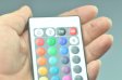 (image for) 12V LED RGB Controller 24 Key Wireless RGB Color Changing Strip LED Muticolor Light Controller Two output RGB