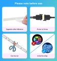 (image for) 32.8FT (10Meters) with 300LEDs RGB Color Changing LED Strip Light WiFi APP Controlled Compatible with Alex Google Voice Controlled LED Strip Light Kit