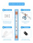 (image for) 32.8FT (10Meters) with 300LEDs RGB Color Changing LED Strip Light WiFi APP Controlled Compatible with Alex Google Voice Controlled LED Strip Light Kit