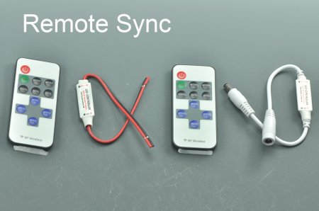 (image for) Sync Mini Wireless Single Color LED Remote Controller for 3528 5050 5630 LED Strip LED Lighting One Remote Control all Controller