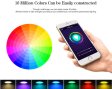 (image for) 6Pack WiFi Intelligent LED Downlight RGBCW WiFi APP Controlled LED Downlight 3 Inch 5W 120V /220V AC, Dimmable RGBCW 2700-6500K Color Changing, Compatible with Alexa/Google, Ceiling Lights